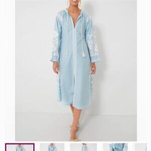 Julia Amory NWT Blue Caftan, Size M